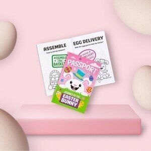 Journey of the Easter Bunny Passport Sticker Books - 12 Pc.